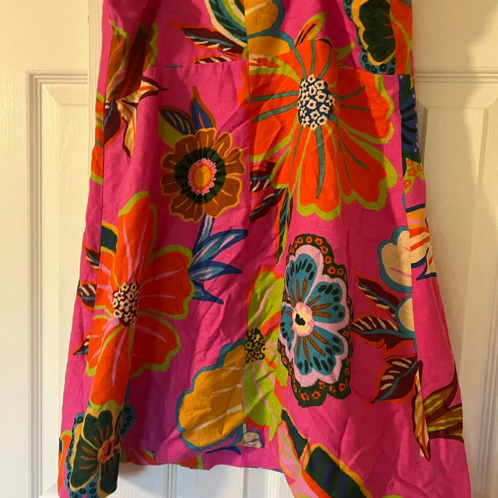 NWT FARM Rio Garden Wrap-Style Mini Dress - Picture 9 of 10